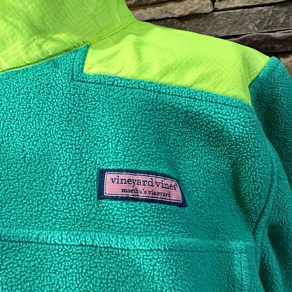 Vineyard Vines 3/4 Zip Performance Mixed-media Jacket Sz L - Picture 6 of 7